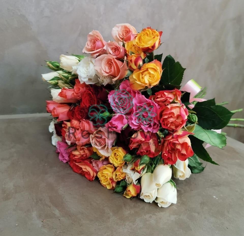 Букет цветов из: Розы в Баракаевской