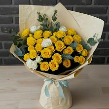 Букет цветов из:  Розы в Баракаевской