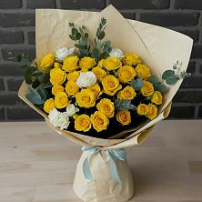 Букет цветов из:  Розы в Баракаевской