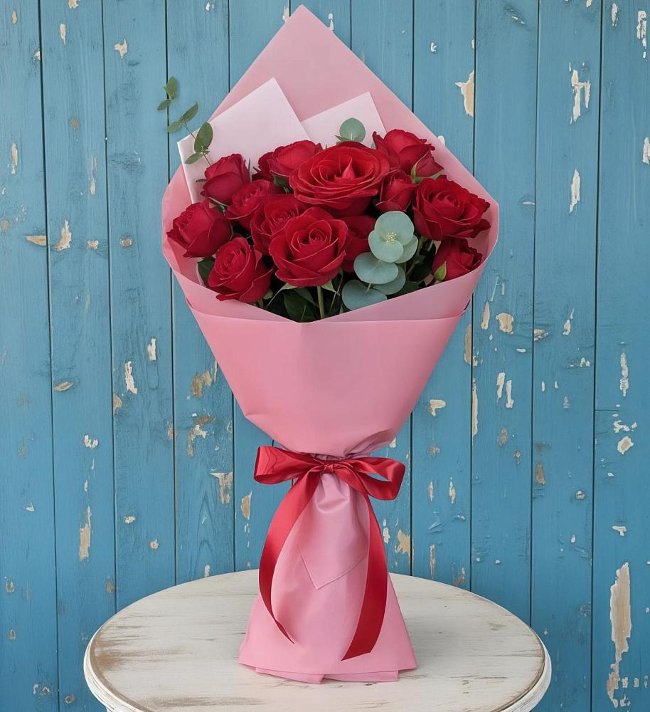 Букет цветов из: Розы в Баракаевской