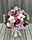 Букет цветов из: Альстромерии, Гвоздики, Розы и Хризантемы в Баракаевской