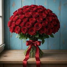Букет Красные розы Блэк Меджик в Баракаевской