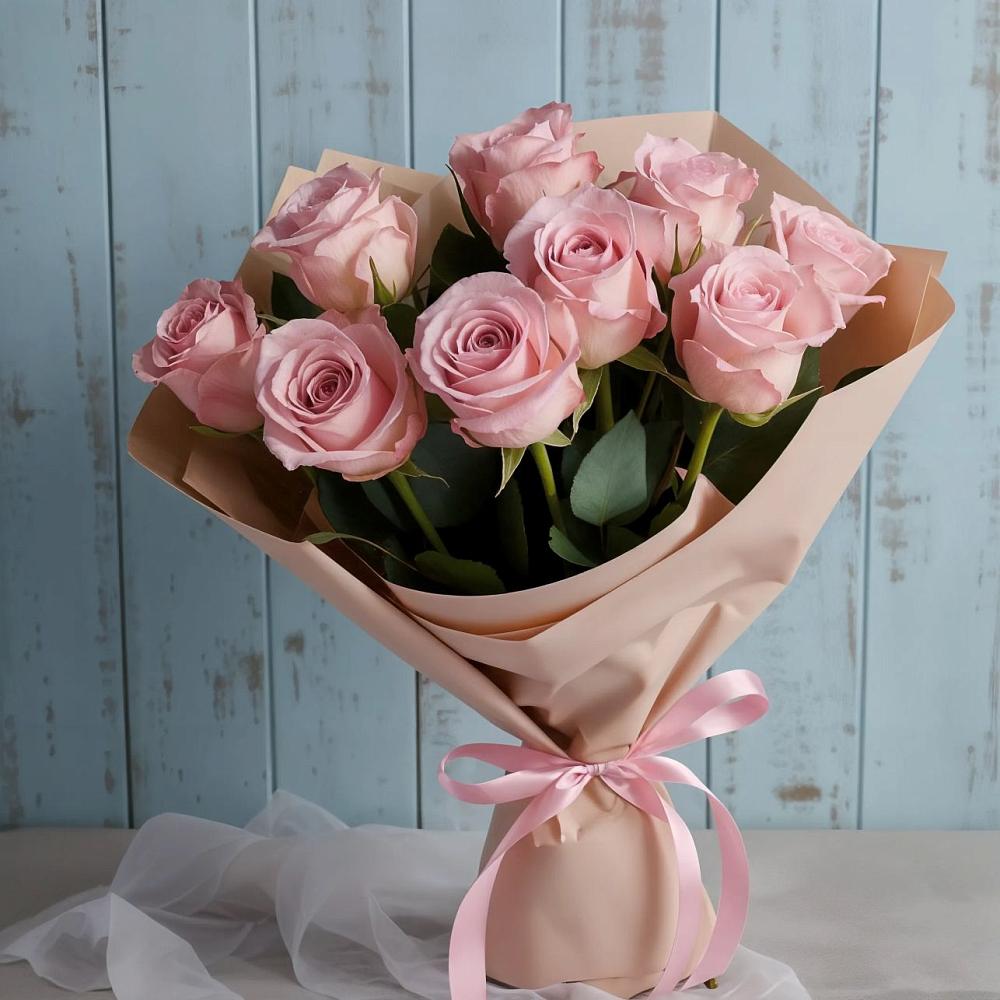 Букет цветов из: Розы в Баракаевской