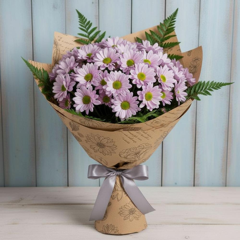 Букет цветов из: Хризантемы в Баракаевской