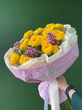 Букет Кустовые желтые розы #REPLACE_PRED# Баракаевской
