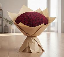 Букет 101 Красная роза в Баракаевской