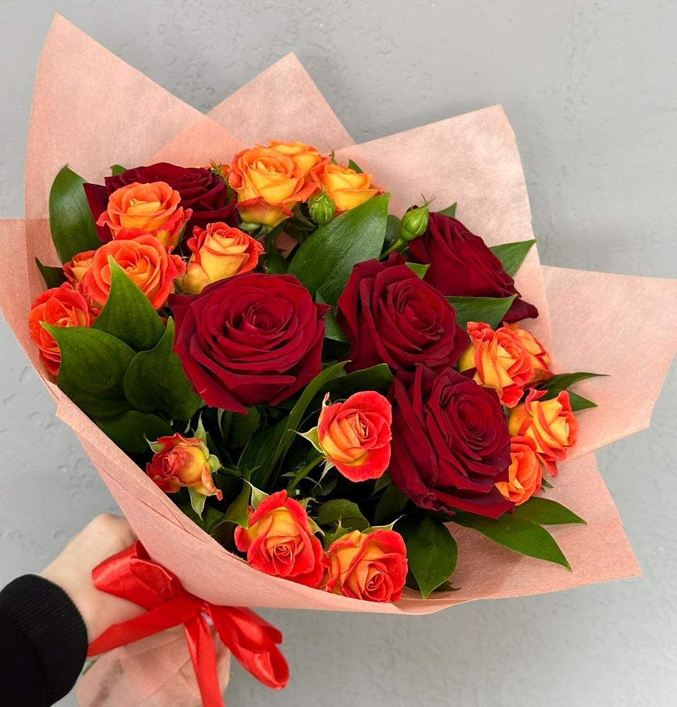 Букет Любовь и восторг в Баракаевской