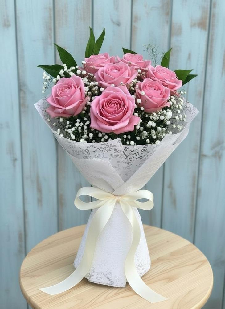 Букет цветов из: Розы в Баракаевской