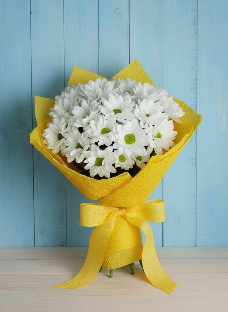 Букет цветов из: Хризантемы в Баракаевской