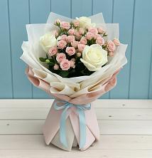 Букет цветов из:  Розы в Баракаевской