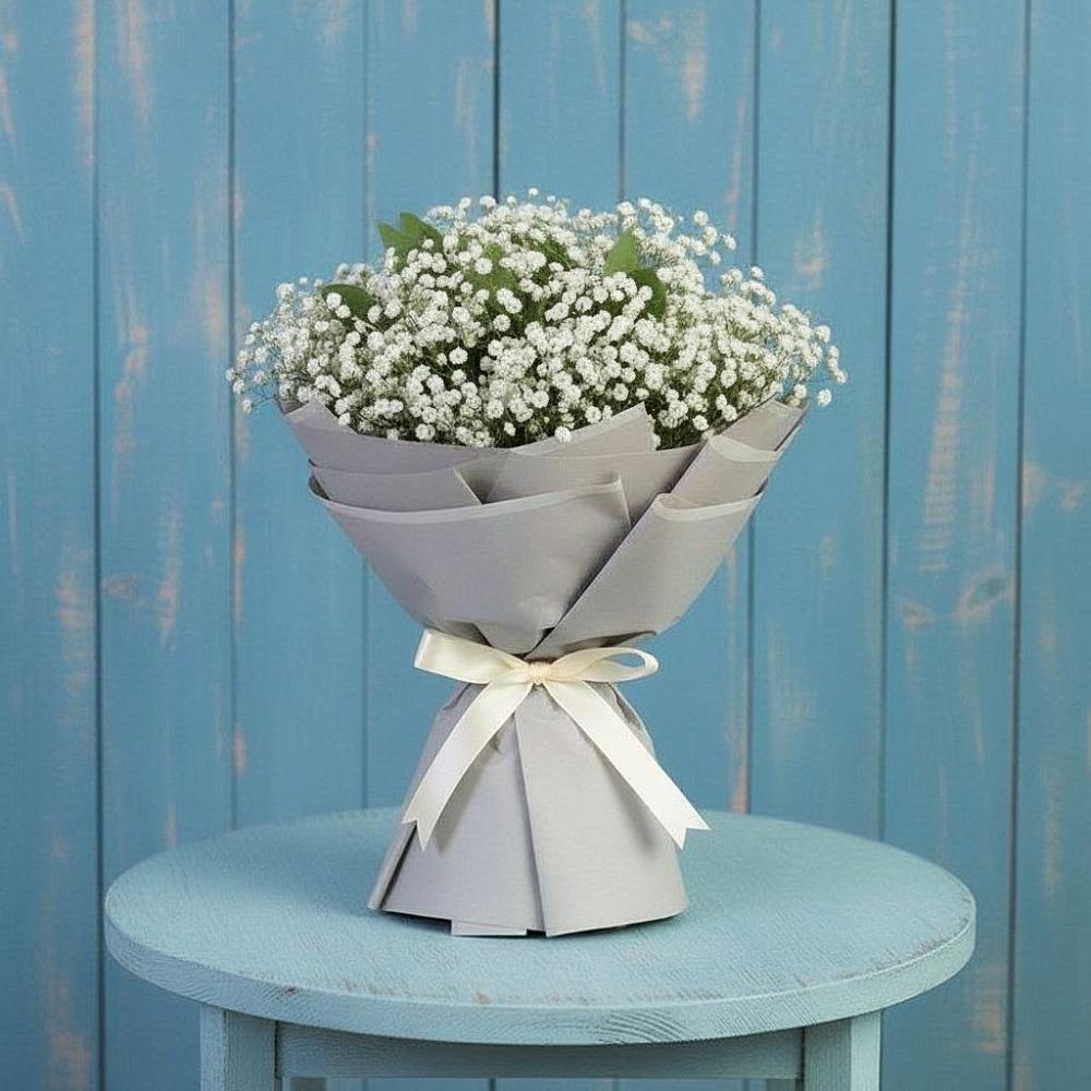 Букет цветов из: Гипсофила в Баракаевской