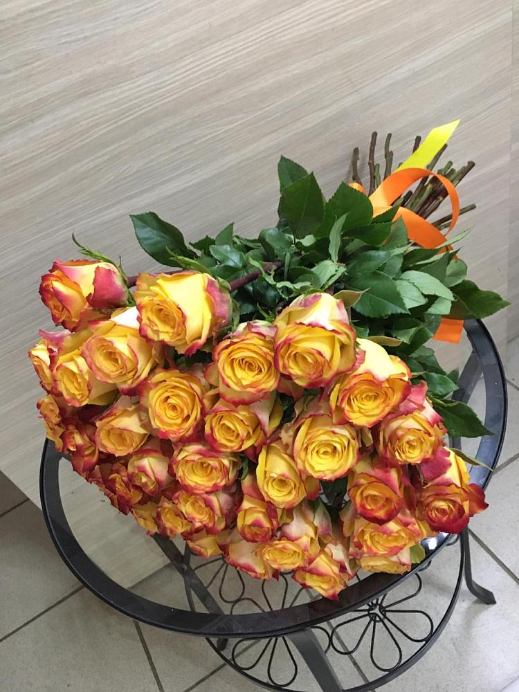 Букет Желтые розы в Баракаевской