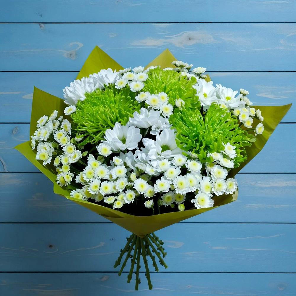 Букет цветов из: Хризантемы в Баракаевской