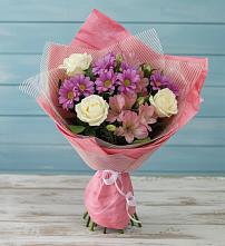 Букет цветов из:  Герберы в Баракаевской
