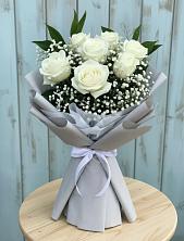 Букет цветов из:  Розы в Баракаевской