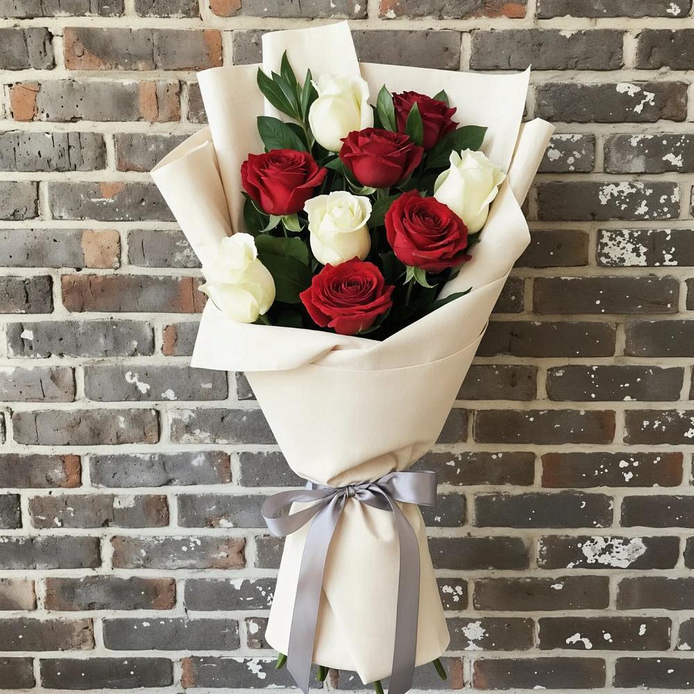 Букет цветов из: Розы в Баракаевской