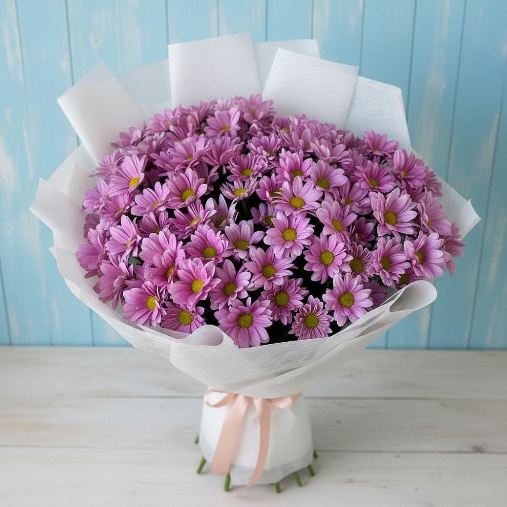 Букет цветов из: Хризантемы в Баракаевской