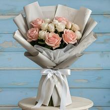 Букет цветов из:  Розы в Баракаевской