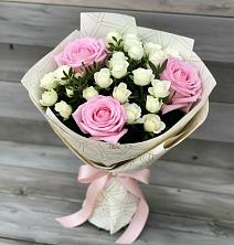 Букет цветов из:  Розы в Баракаевской