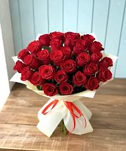 Букет 29 Красных роз в Баракаевской