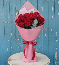 Букет цветов из:  Розы в Баракаевской
