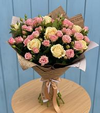 Букет цветов из:  Розы в Баракаевской
