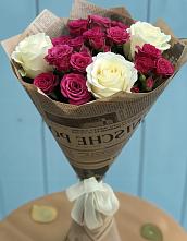 Букет цветов из:  Розы в Баракаевской