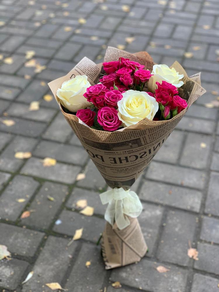 Букет цветов из: Розы в Баракаевской