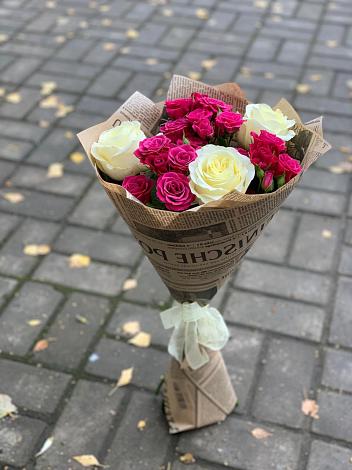Букет цветов из: Розы в Баракаевской