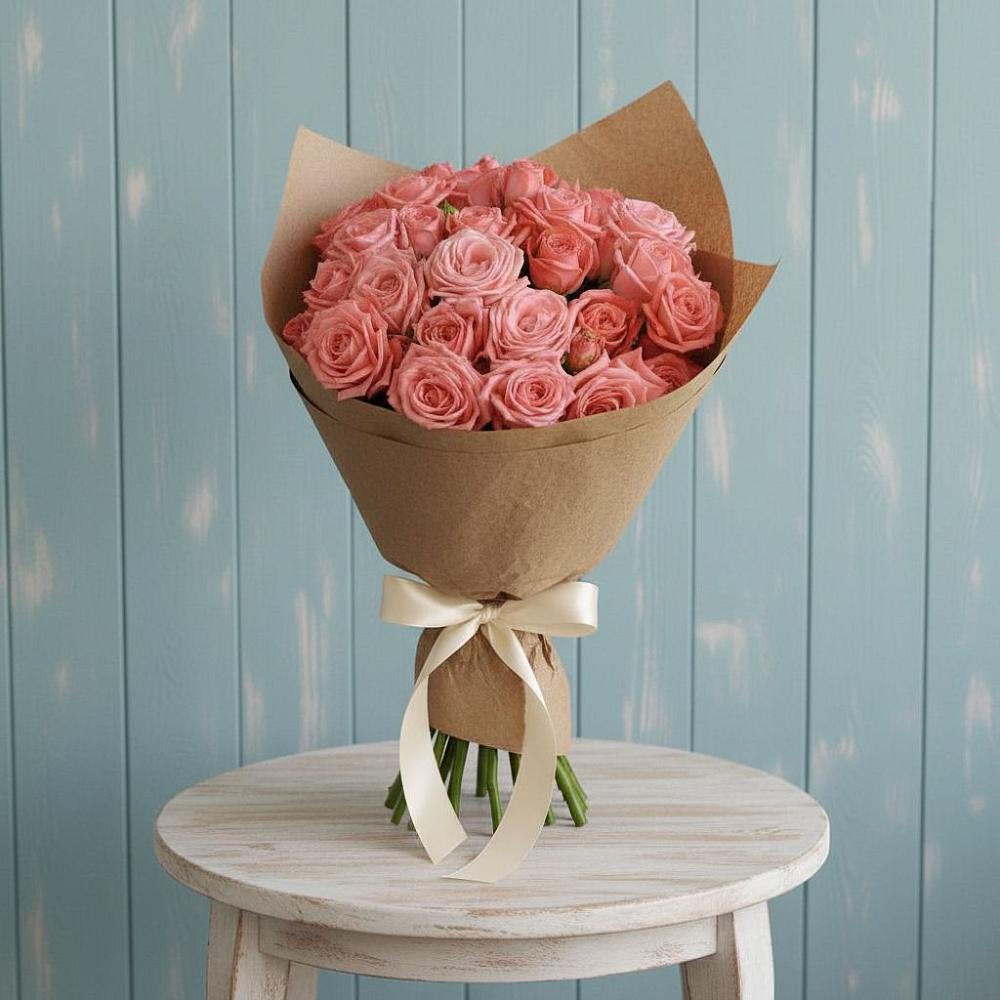 Букет цветов из: Розы в Баракаевской