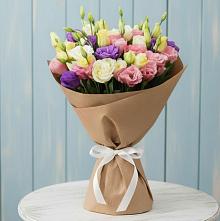 Букет цветов из:  Лизиантусы в Баракаевской