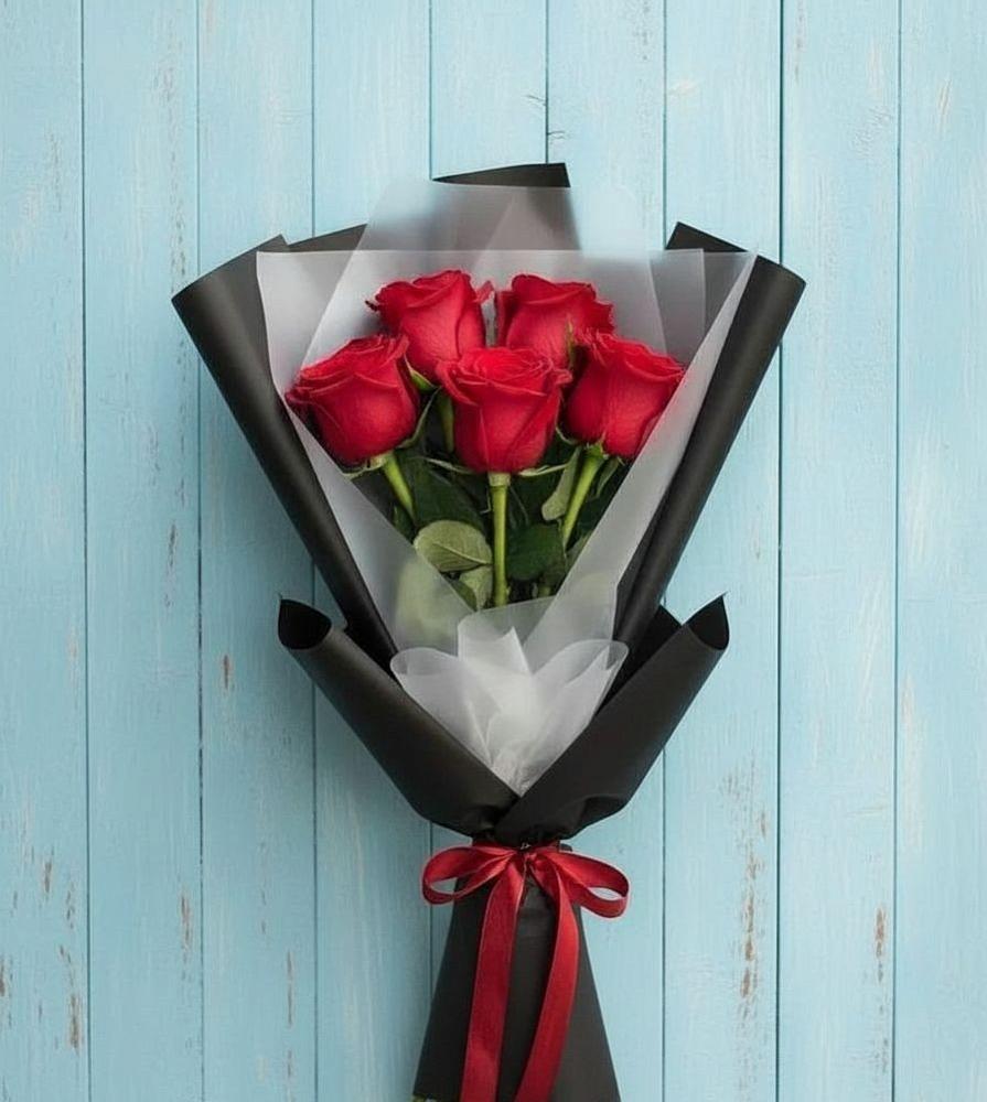 Букет цветов из: Розы в Баракаевской