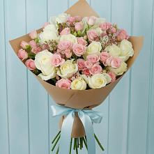 Букет цветов из:  Розы в Баракаевской