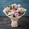 Букет цветов из: Хризантемы, Альстромерии и Розы в Баракаевской